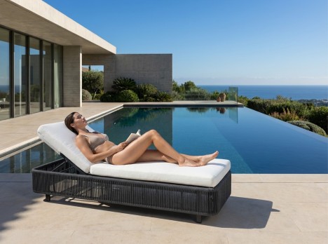 Lettino per piscina hotel e resort