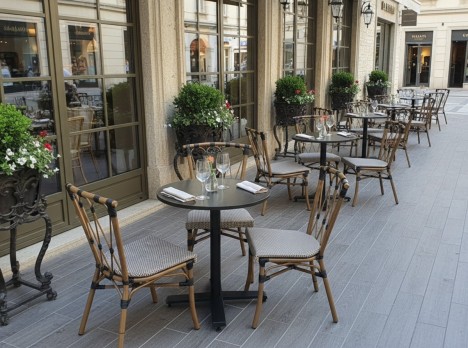 Sedia bistro francese da esterno