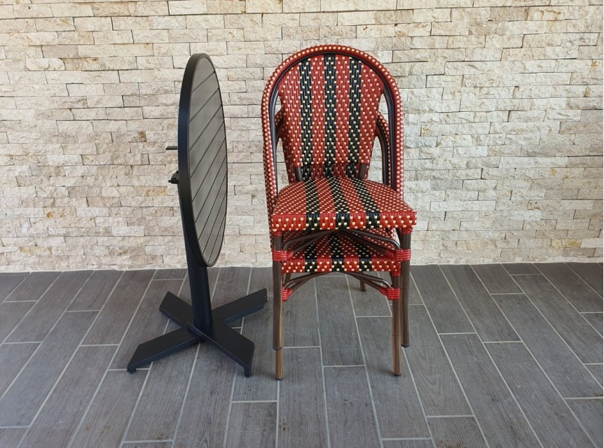 Sedie bistro impilabili da esterni