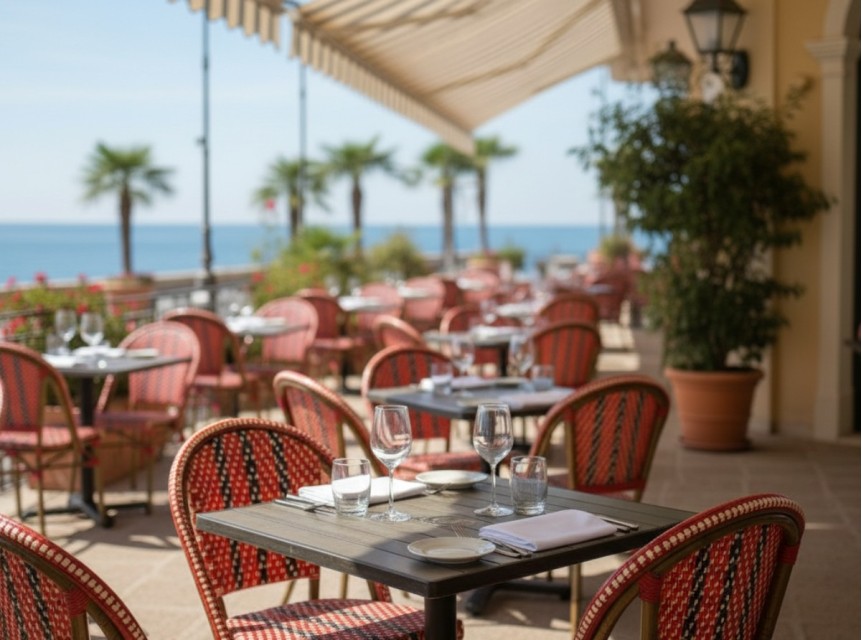 Sedie bistro francesi per esterno