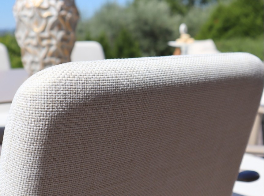 Seduta imbottita in tessuto outdoor