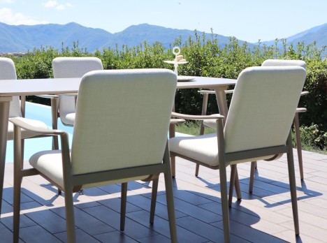 Poltrone da esterno imbottite