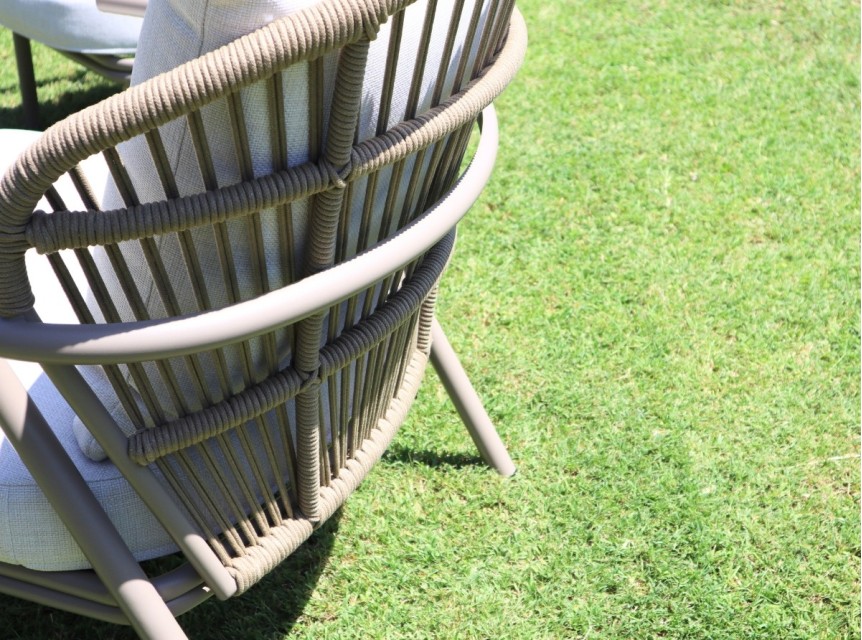 Poltrone da giardino a set