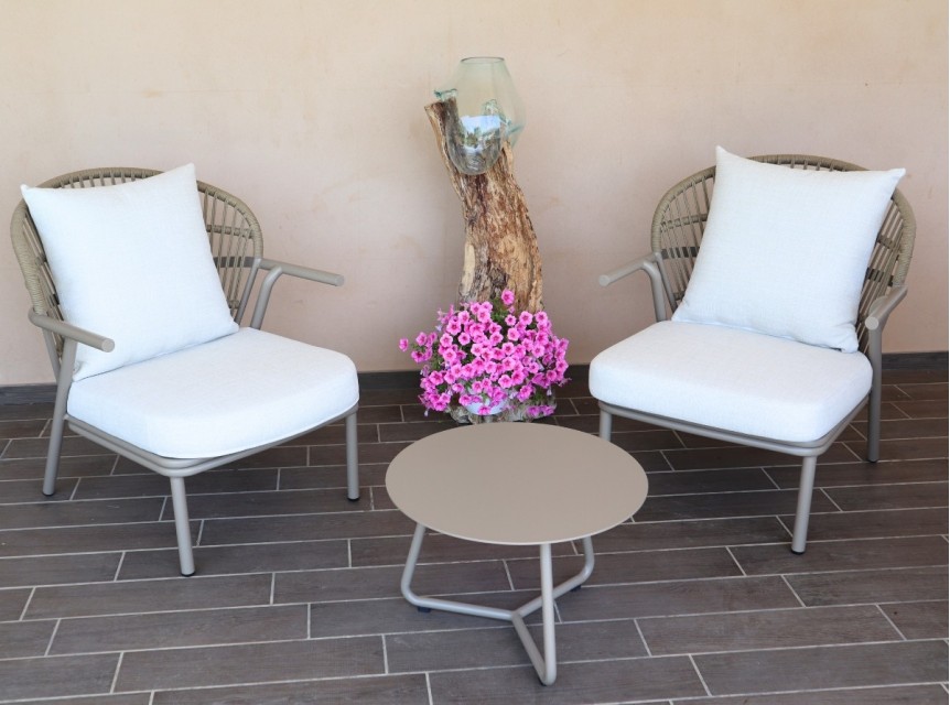 Set due posti da giardino