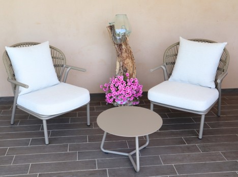 Set due posti da giardino