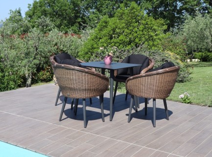 Tavolo da giardino quattro posti Kodia