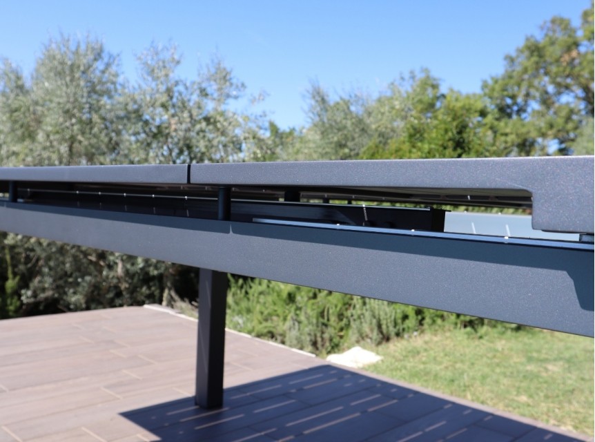 tavolo da esterno in alluminio estensibile
