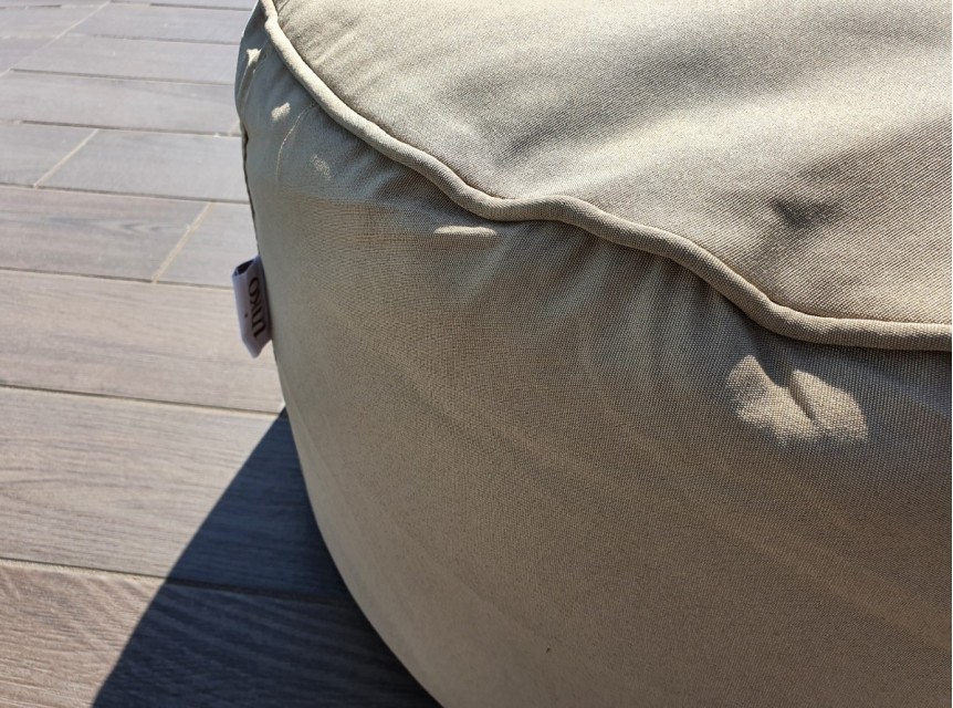 Pouf in tessuto tecnico da esterno