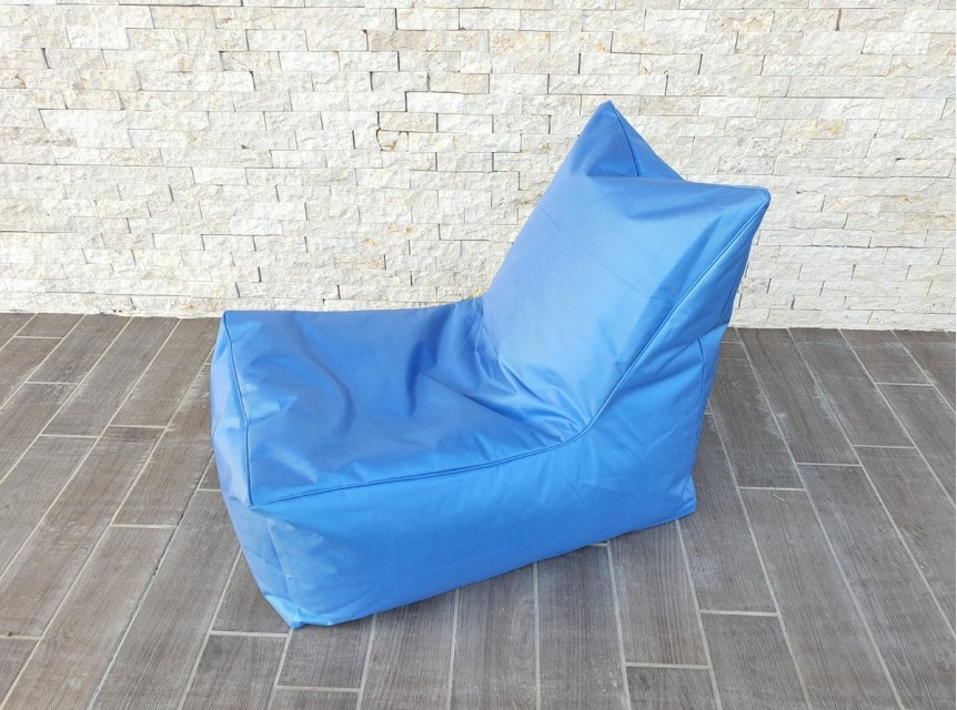 Poltrona imbottita per esterno in tessuto