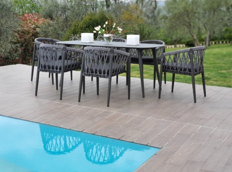 Set da pranzo per giardino di design