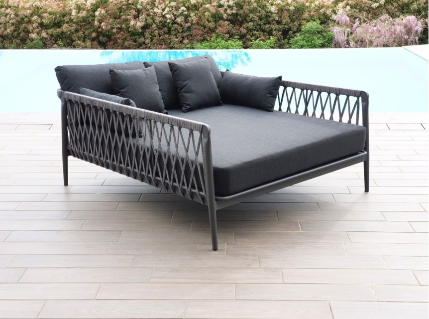 Lettino doppio da esterno di design