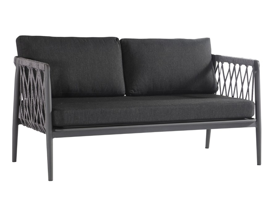 Salotto per esterno di design in alluminio e corda di alta qualità