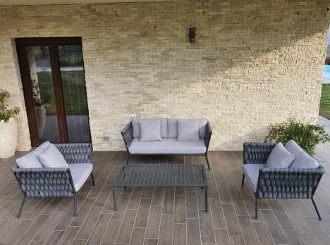 Salotto comodo per giardini di design