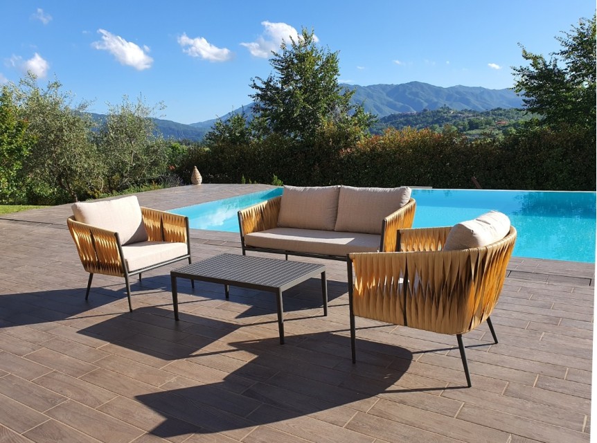 Salotto per esterni di design