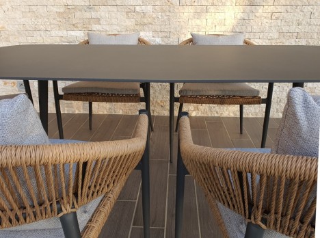 Poltroncine da esterno di design con cuscino