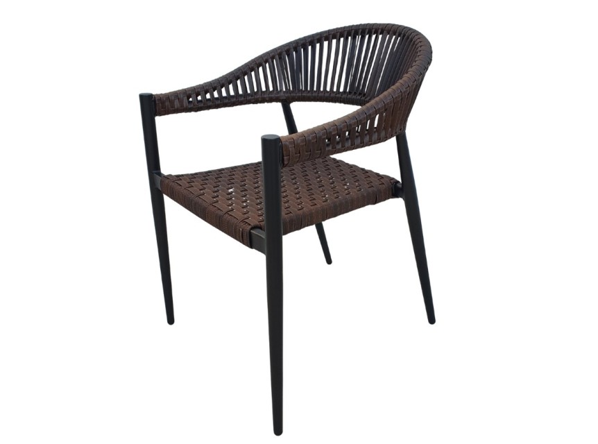 Sedia impilabile da esterno per ristorante di lusso