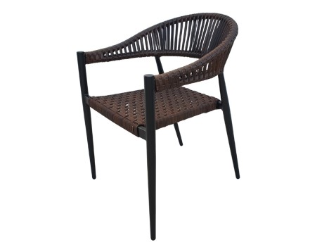 Sedia impilabile da esterno per ristorante di lusso