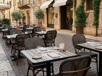 Sedia bistro per esterno arredo bar 2