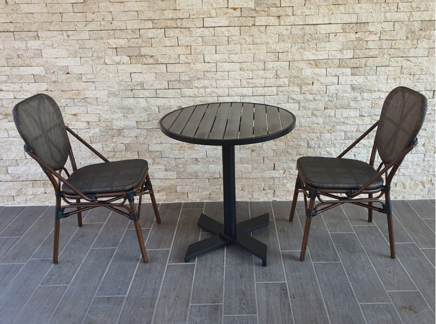 Sedia bistro per esterni eleganti