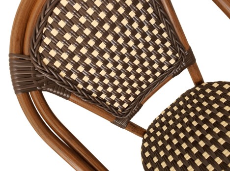 Sedia bistro per esterno in stile parigino