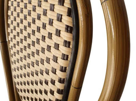 Sedia bistro in stile parigino per dehor ristorante