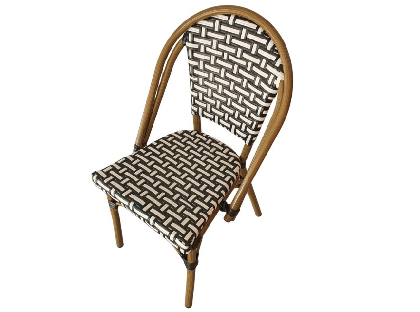 Sedia per esterno in stile bistro parigino