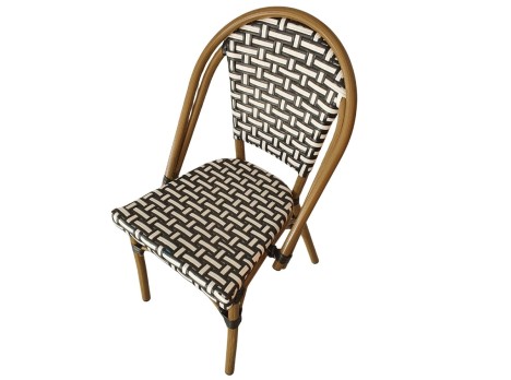 Sedia per esterno in stile bistro parigino
