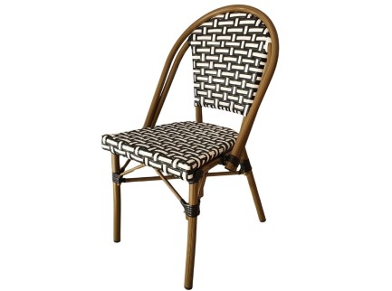 Sedia bistro per esterno impilabile