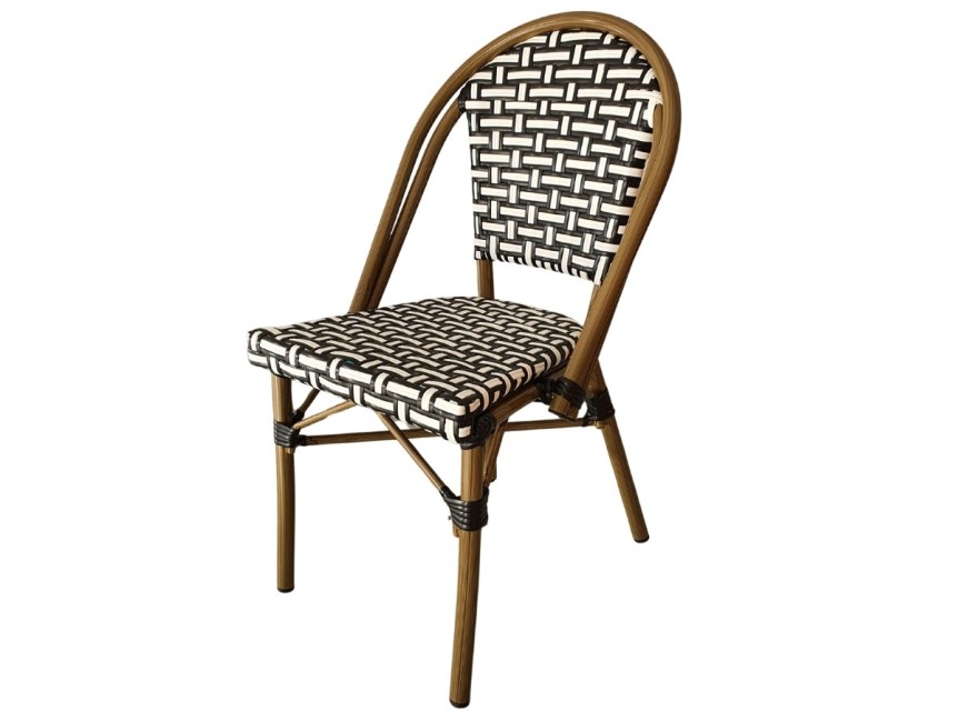 Sedia bistro per esterno impilabile