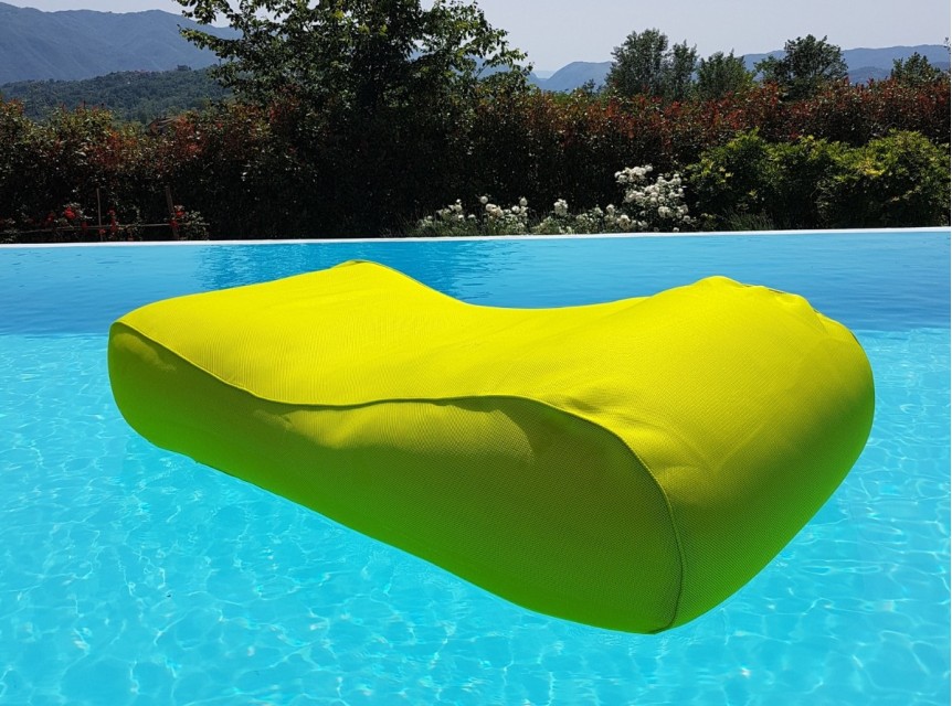 Lettino da piscina galleggiante in tessuto outdoor