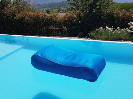 Lettino galleggiante Aqua turchese in tessuto 2