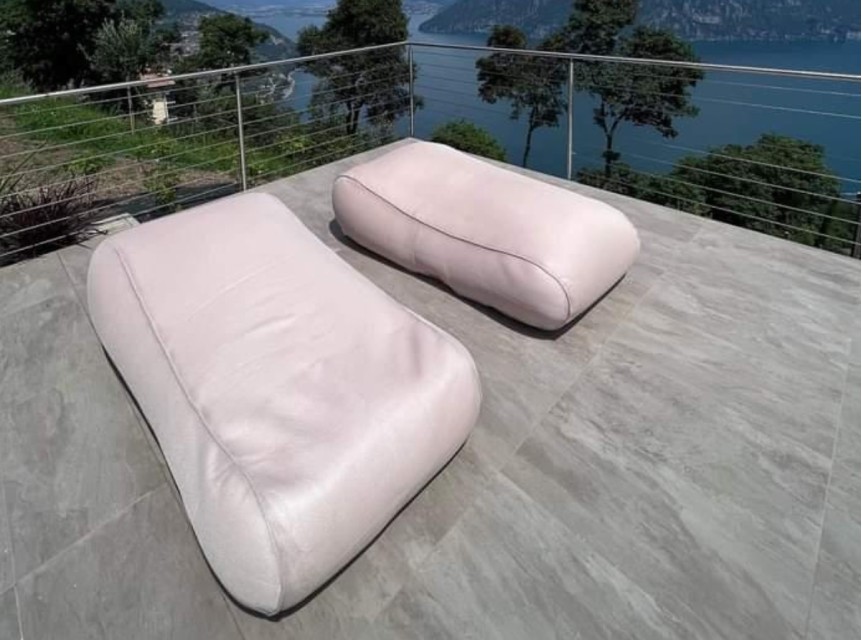 Lettino in tessuto galleggiante da piscina