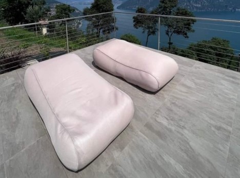 Lettino in tessuto galleggiante da piscina