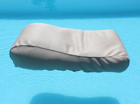 Lettino galleggiante per piscina in tessuto