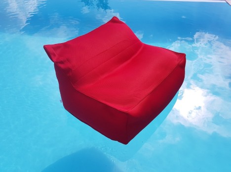 Poltrona galleggiante in tessuto ergonomica