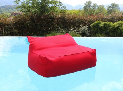 Poltrona galleggiante in tessuto morbido