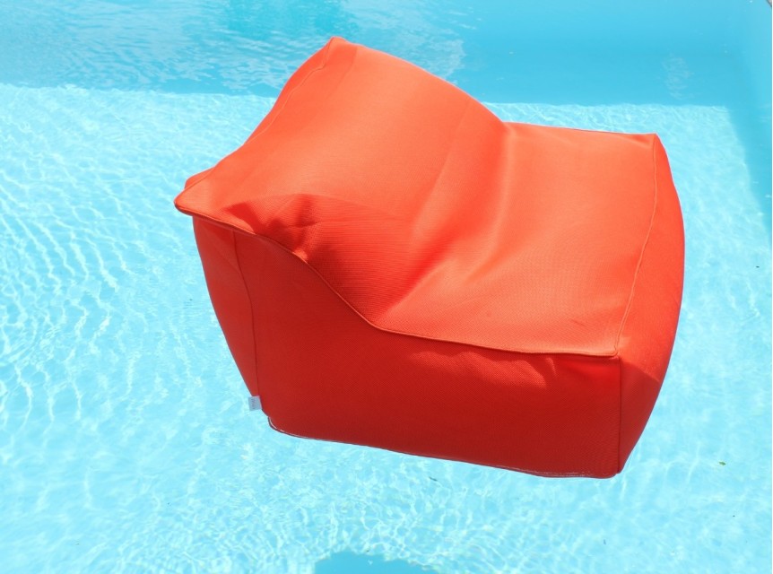 Poltrona imbottita per piscina in tessuto galleggiante