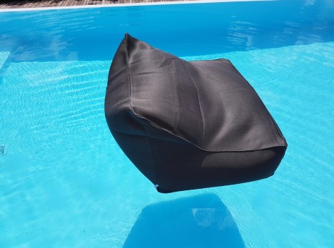 Poltrona per piscina in tessuto e imbottitura galleggianti