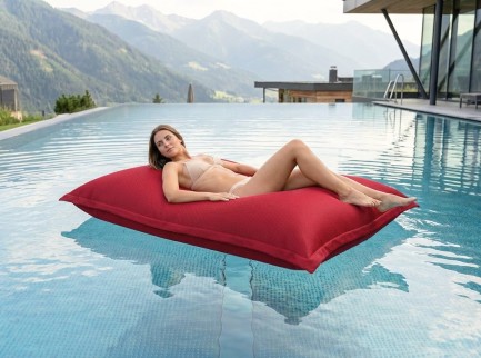 Cuscino gigante galleggiante per piscina in tessuto 2