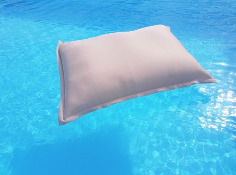 Cuscino galleggiante in tessuto per piscina con seduta ergonomica