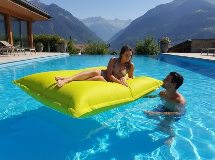 Cuscino galleggiante colorato in tessuto outdoor