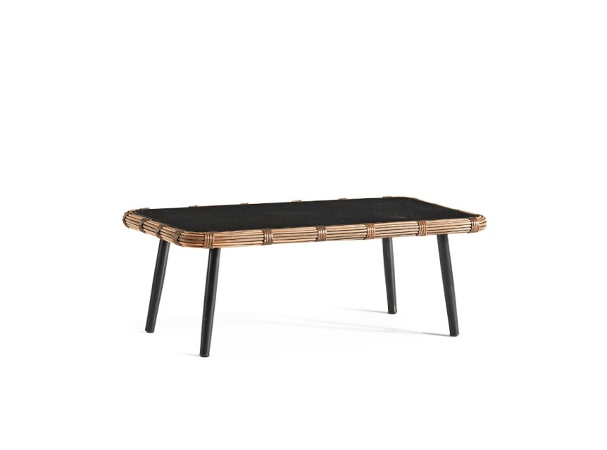 La vista laterale evidenzia la curvatura dello schienale, firma stilistica del designer Visentin.