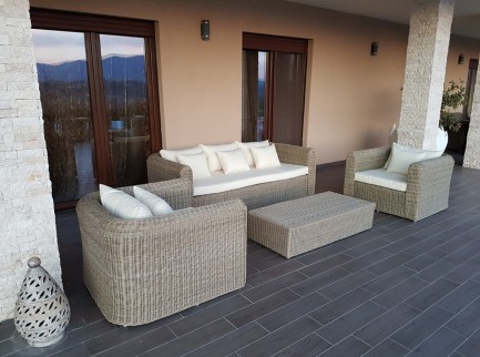 Salotto XXL di grandi dimensioni per esterno