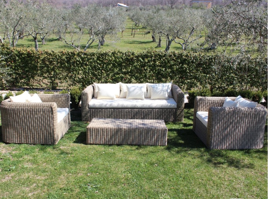 Divano per esterno grandi dimensioni