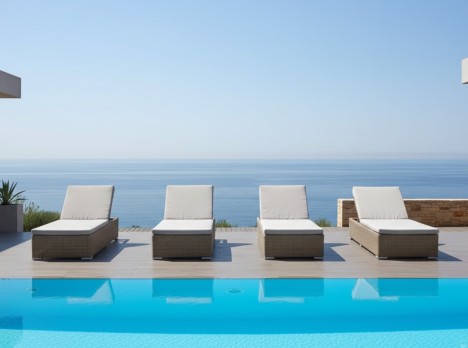 Lettino da piscina per strutture ricettive