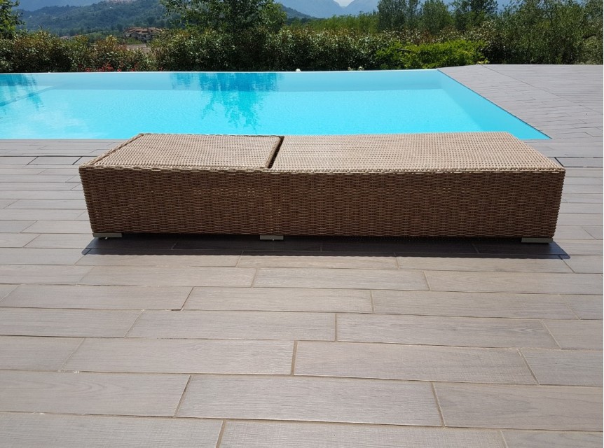 Sdraio per piscina contract