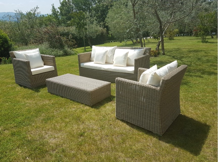 Salotto da esterno di design Uniko