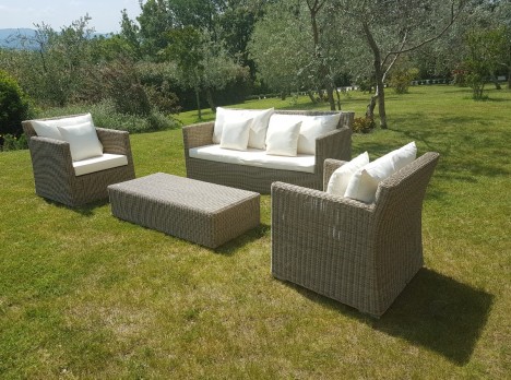 Salotto da esterno di design Uniko