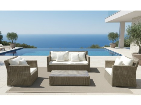 Salotto da esterno in stile moderno