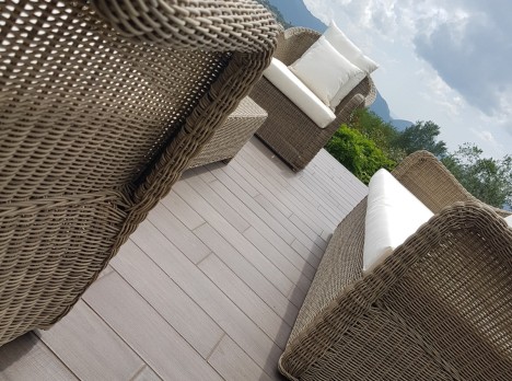 Salotto Vilena ideale per terrazzi, verande e spazi outdoor raffinati